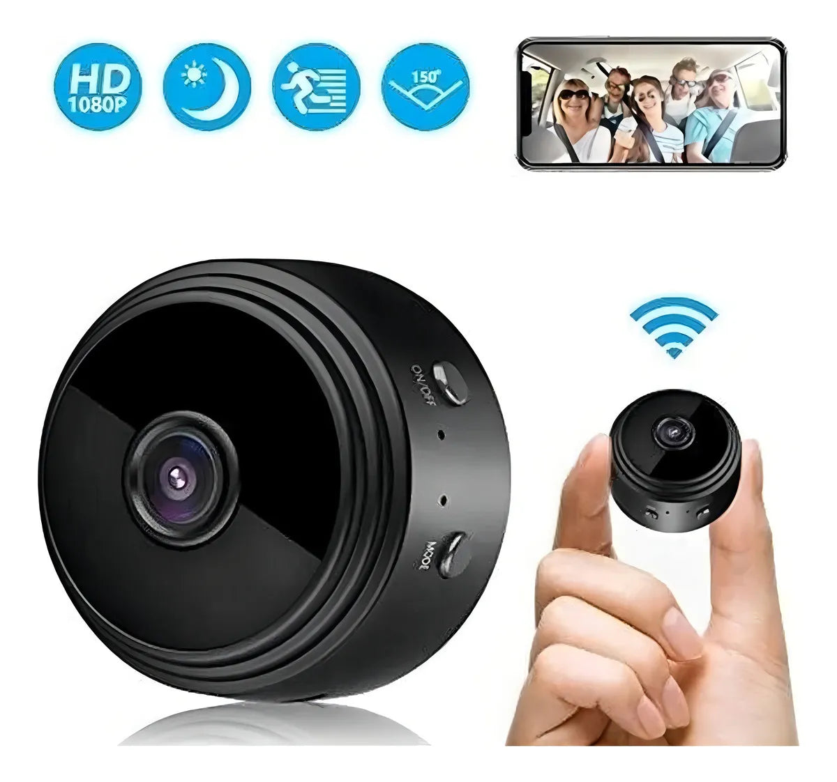 Mini Cámara de Seguridad y Espía A9® -🔒Espía de Confianza